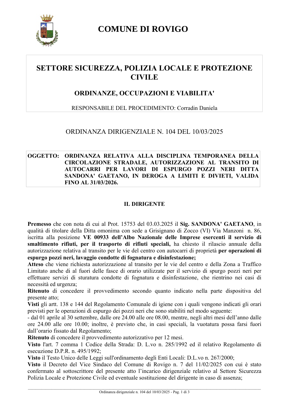 Pagina 1 del documento