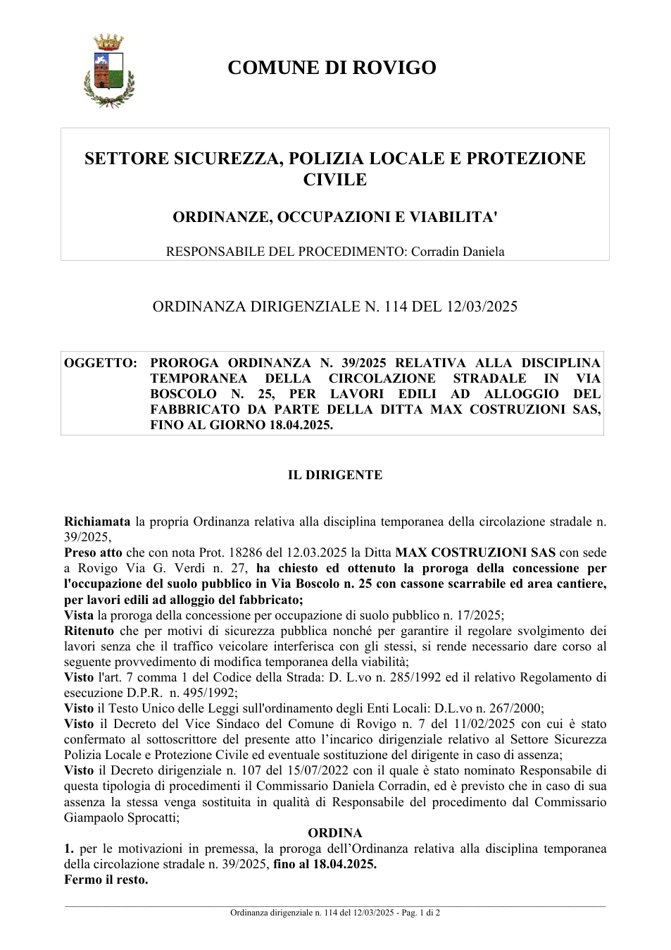 Pagina 1 del documento