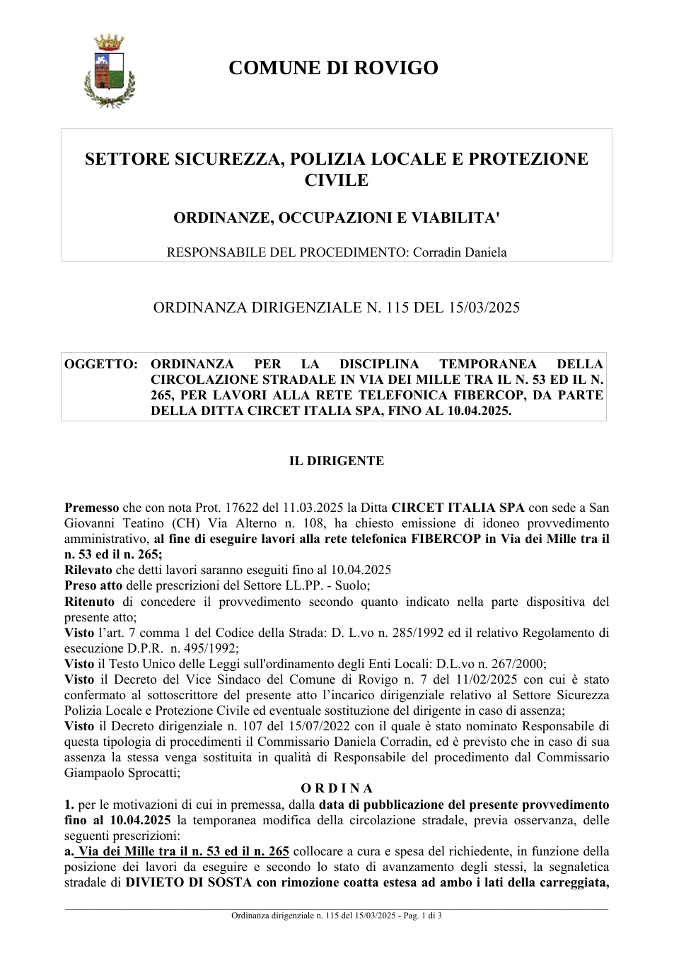 Pagina 1 del documento