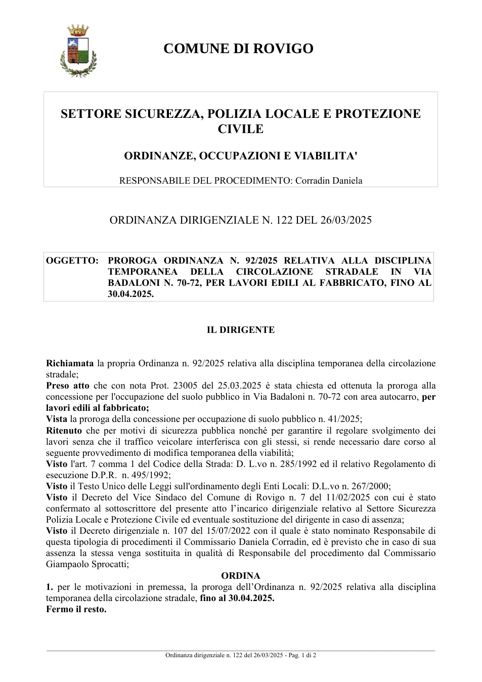 Pagina 1 del documento
