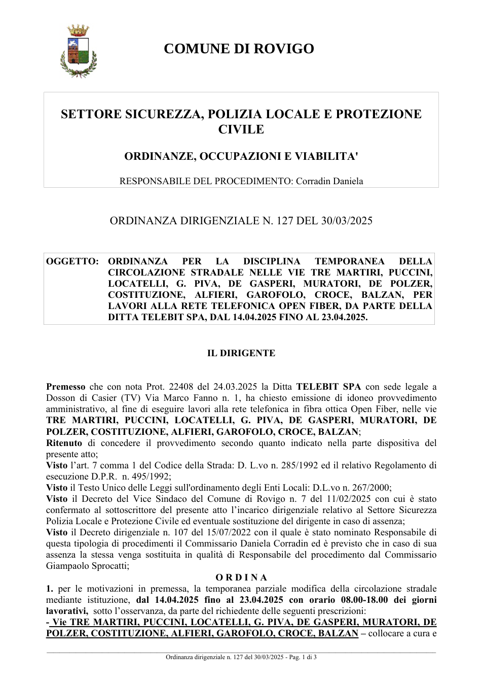 Pagina 1 del documento
