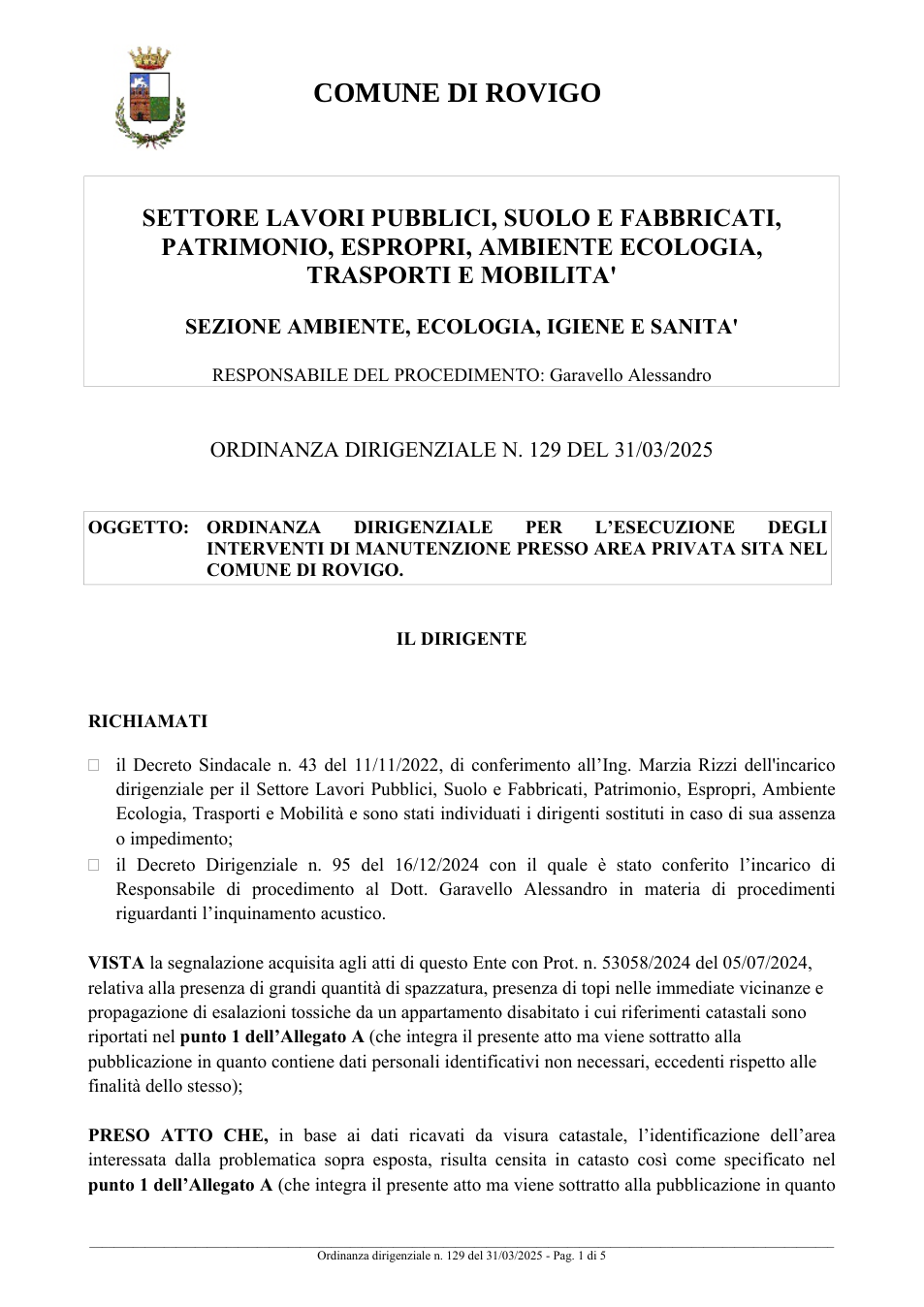 Pagina 1 del documento