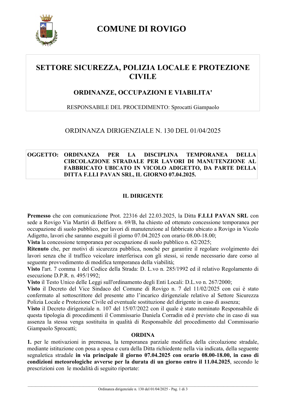 Pagina 1 del documento