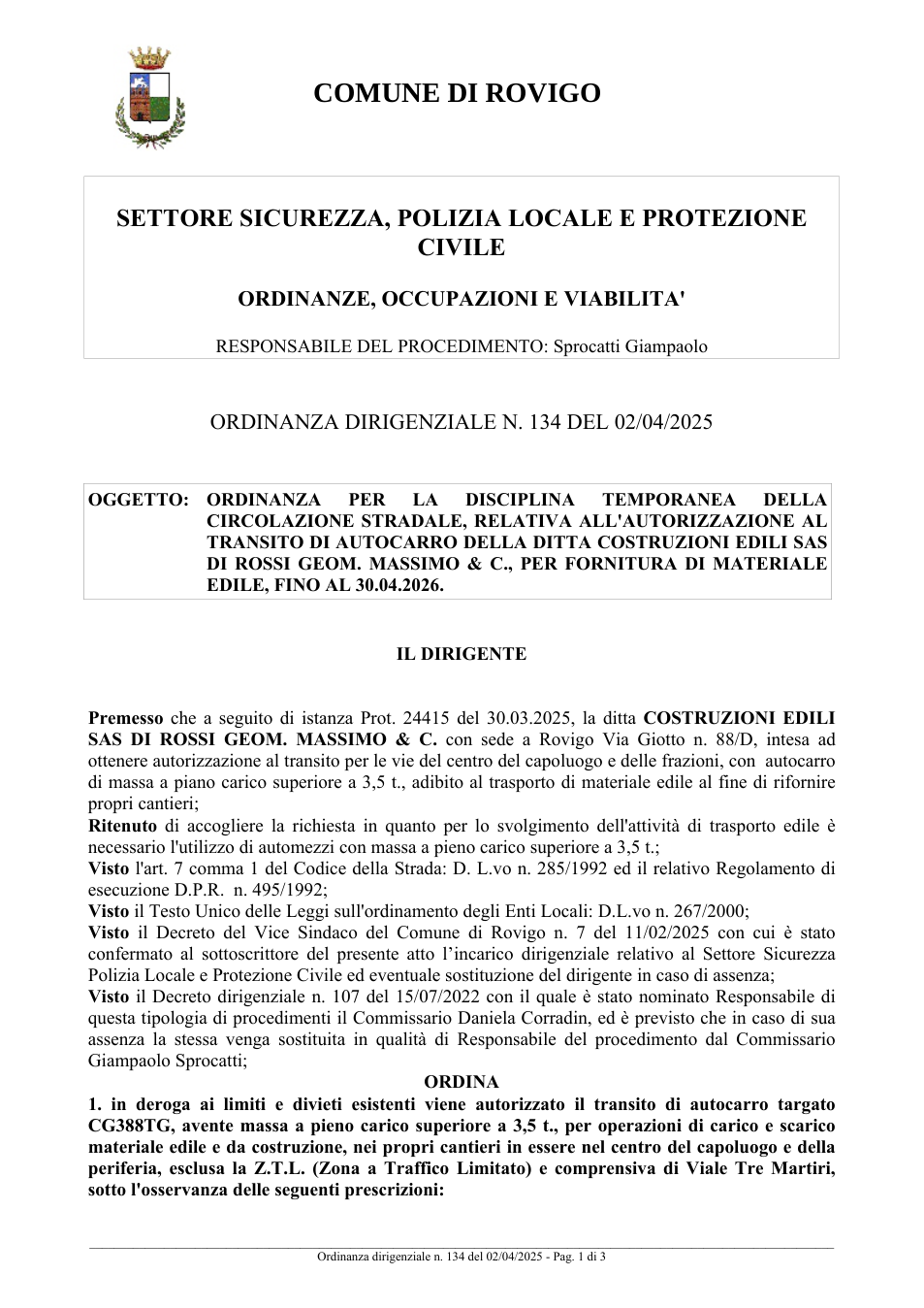 Pagina 1 del documento