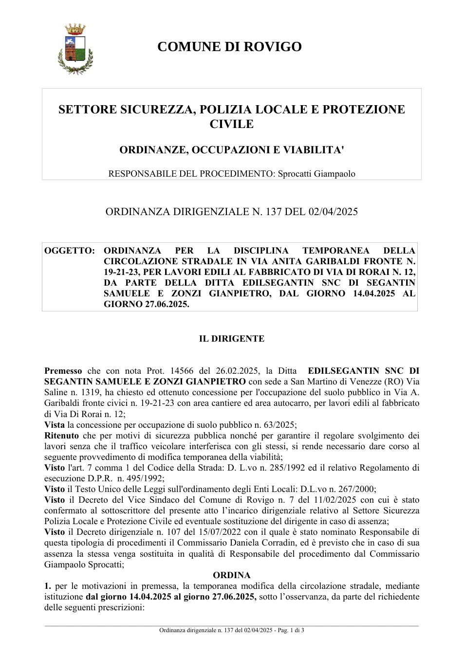 Pagina 1 del documento