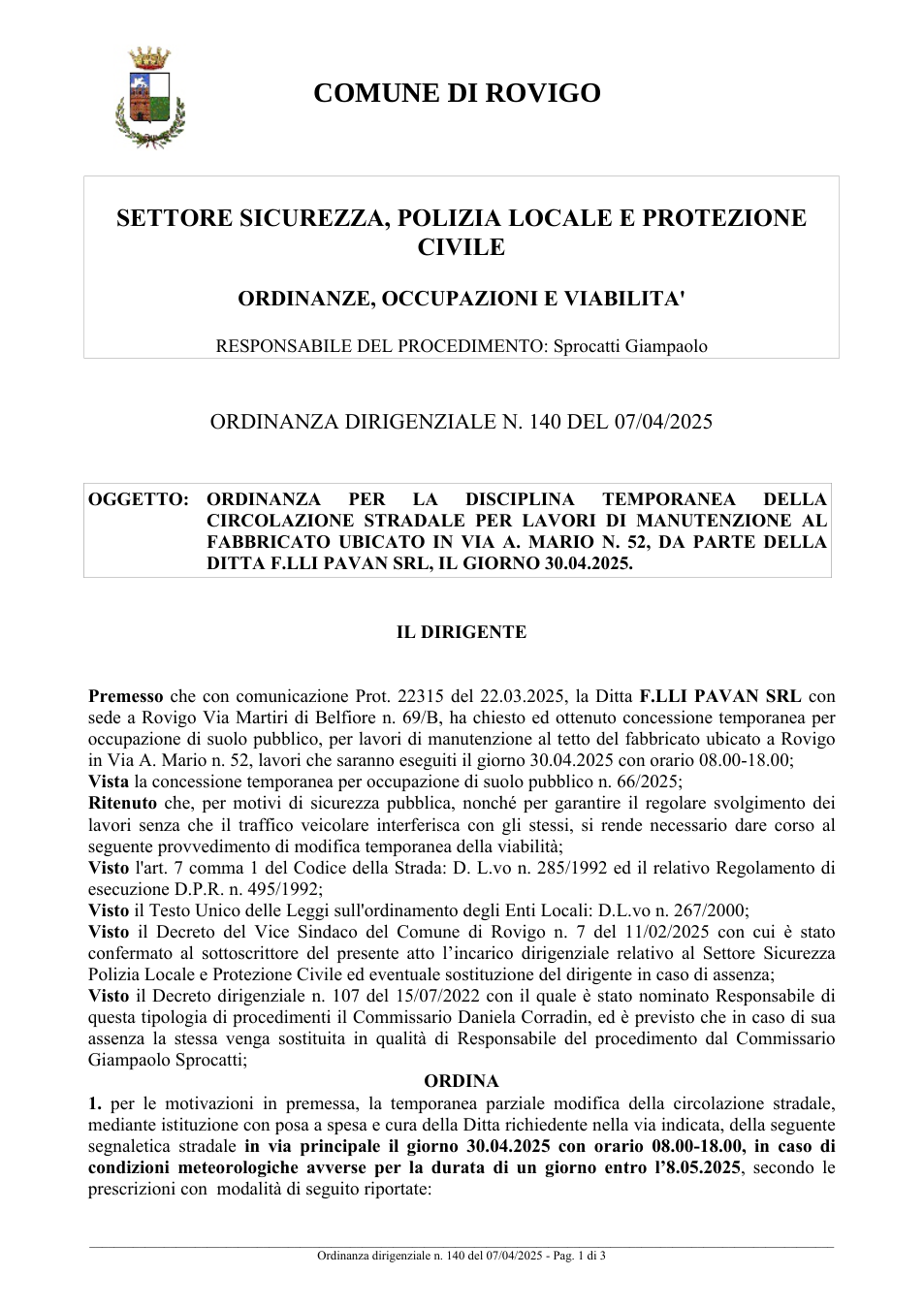 Pagina 1 del documento