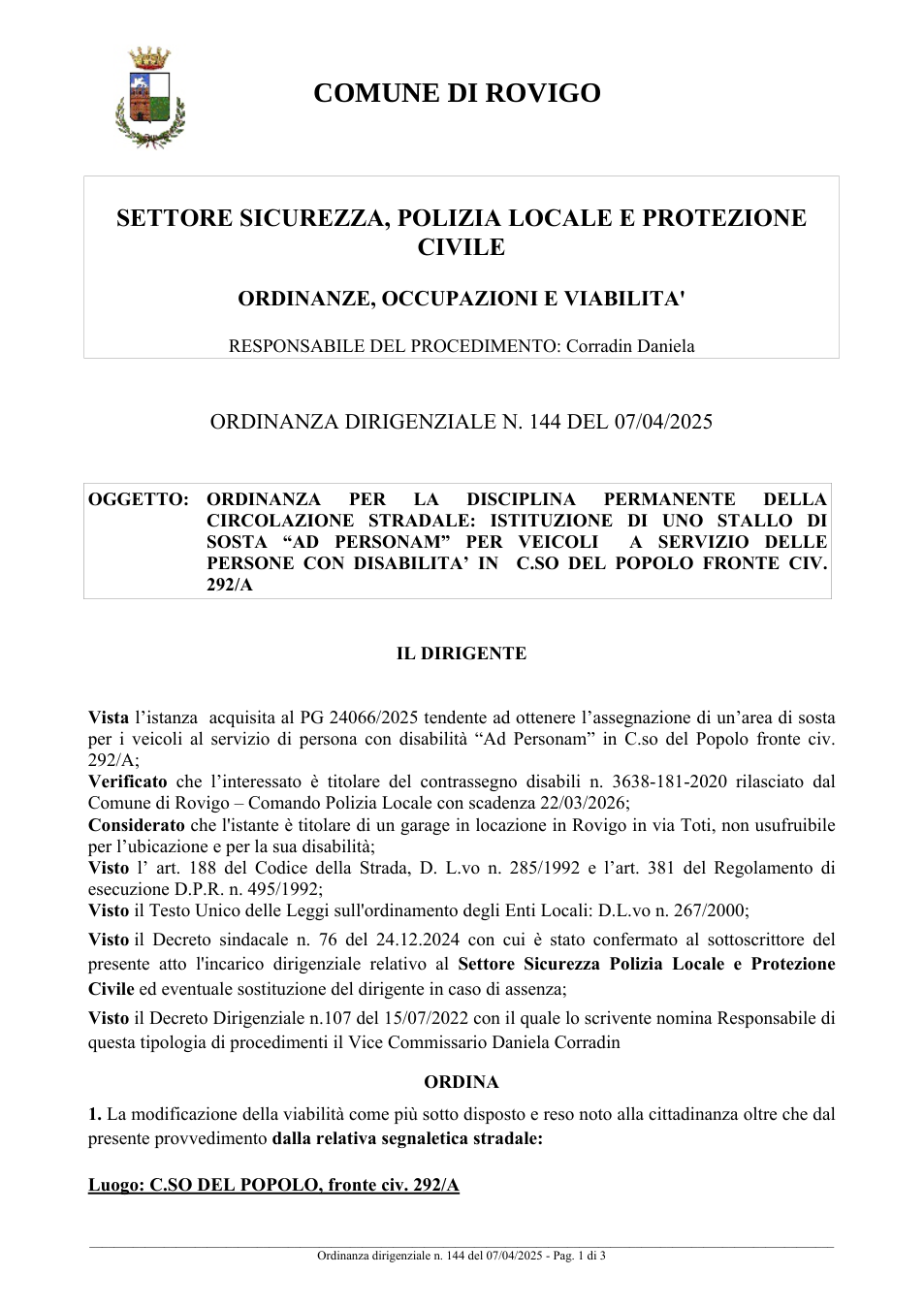 Pagina 1 del documento