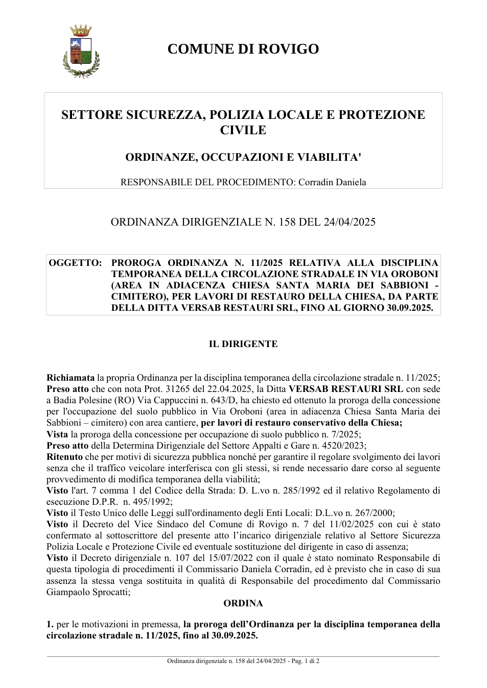 Pagina 1 del documento