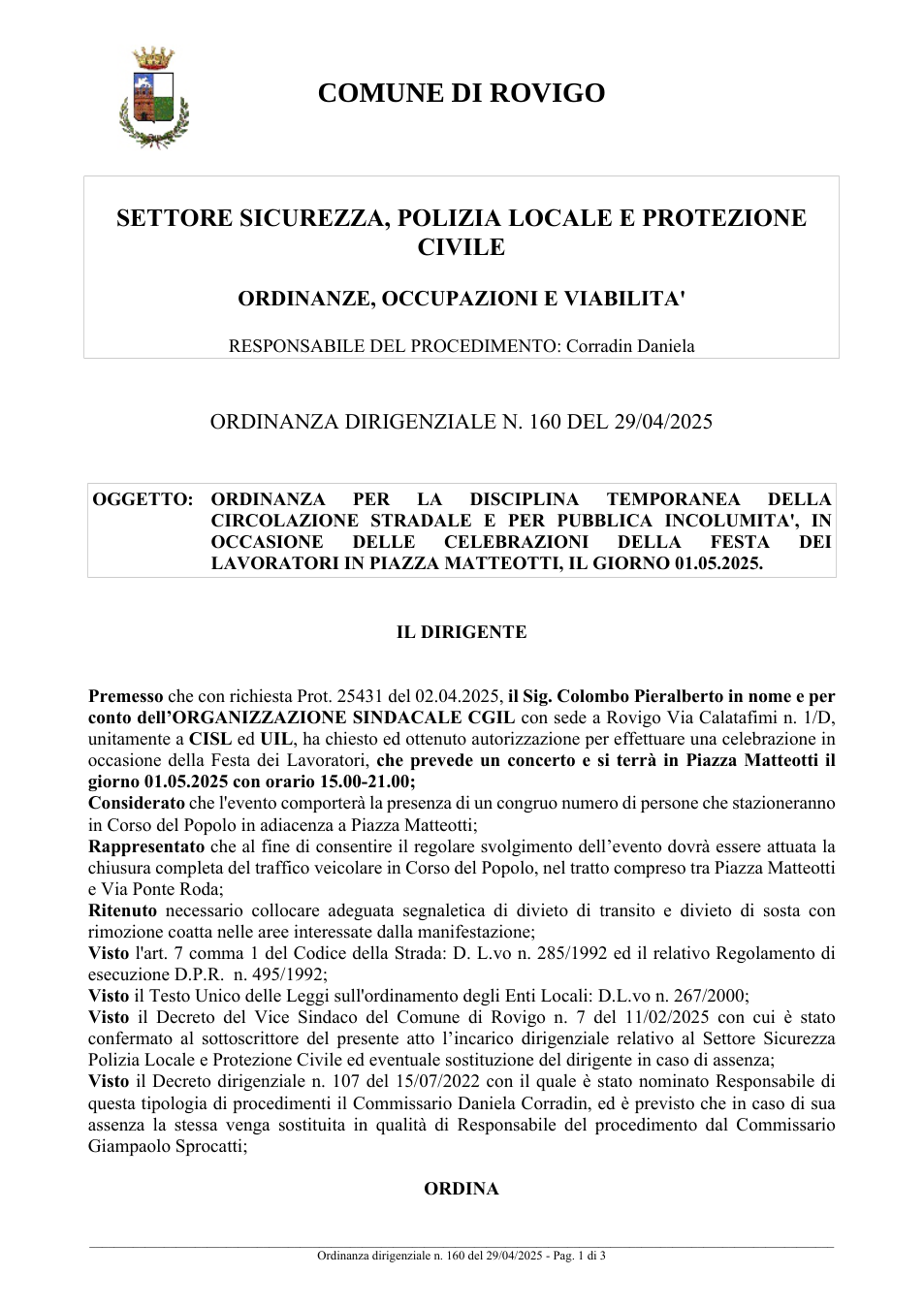 Pagina 1 del documento