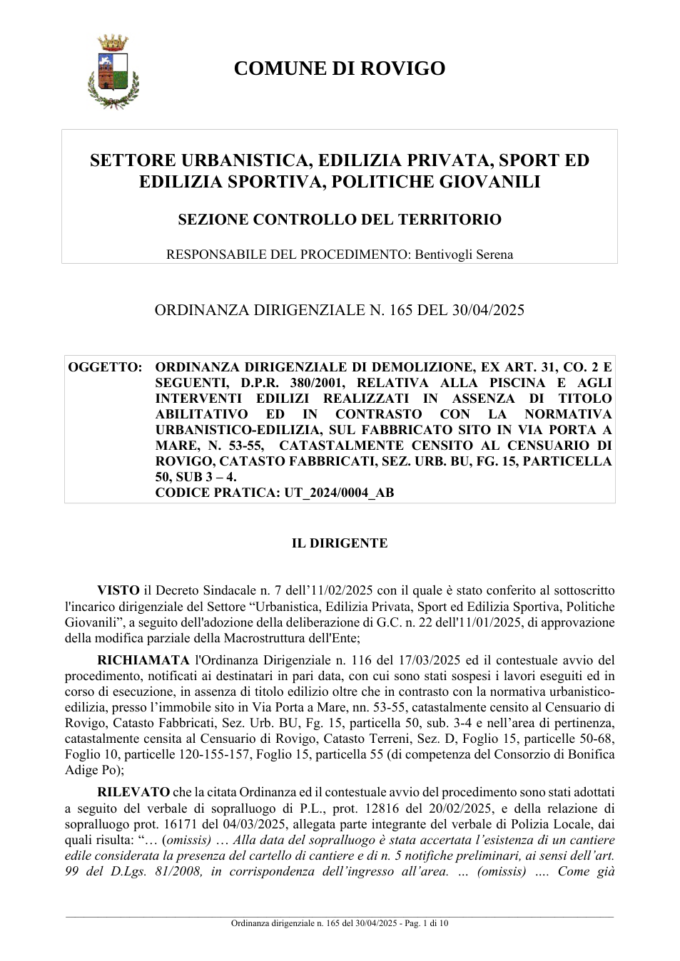 Pagina 1 del documento
