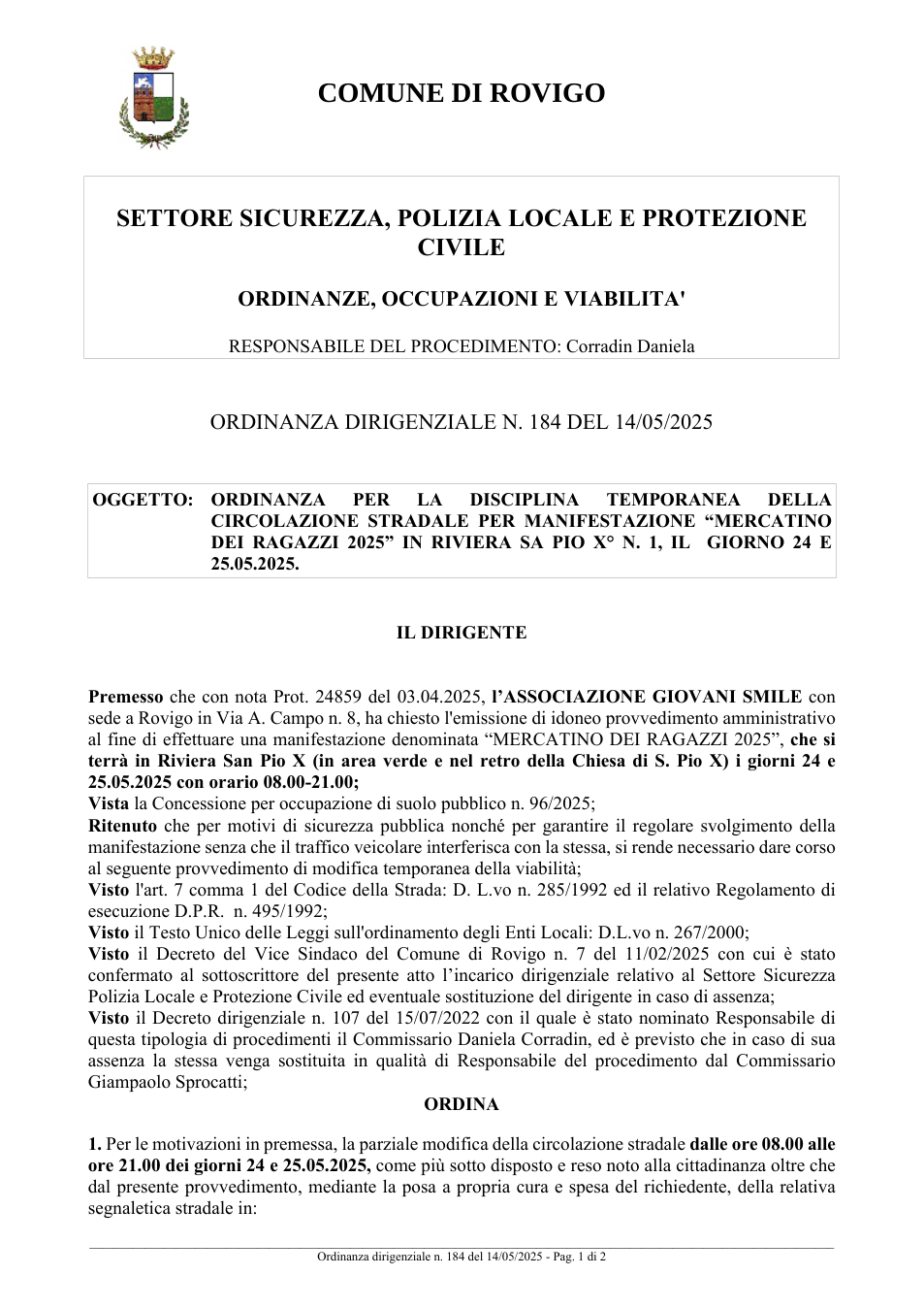 Pagina 1 del documento
