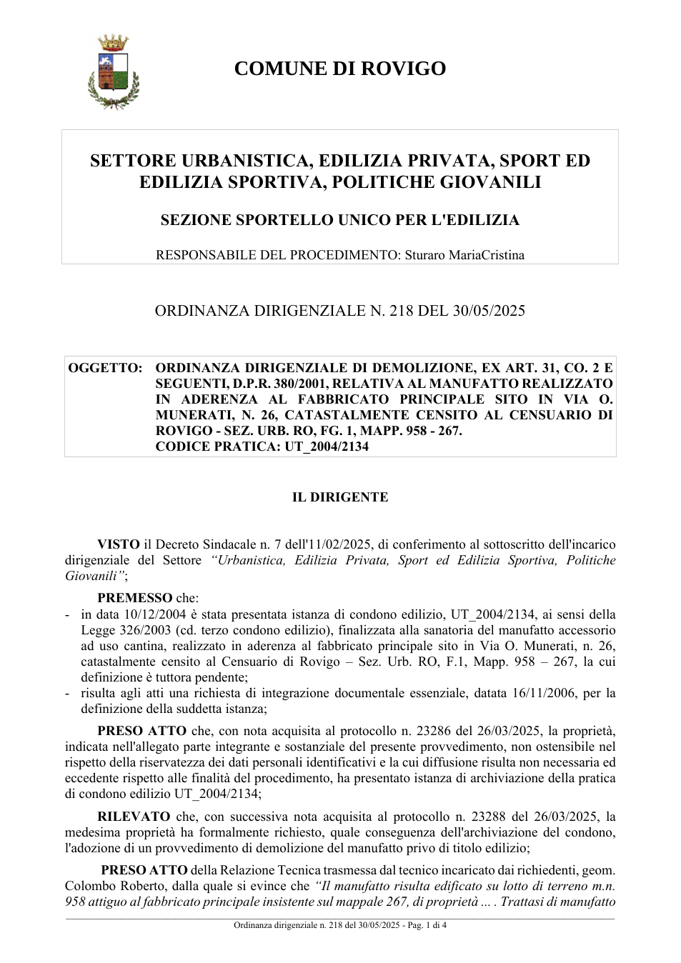 Pagina 1 del documento