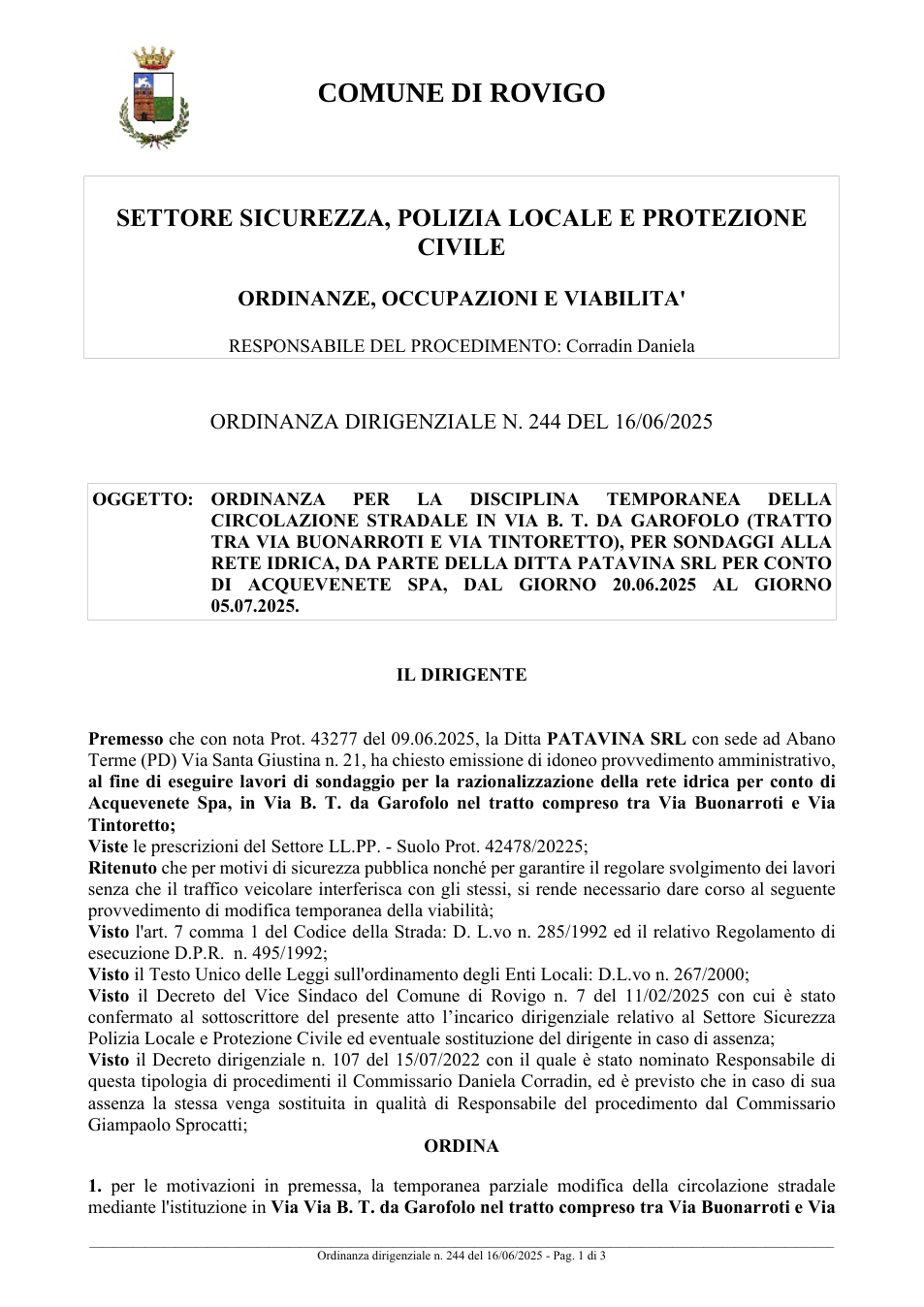 Pagina 1 del documento