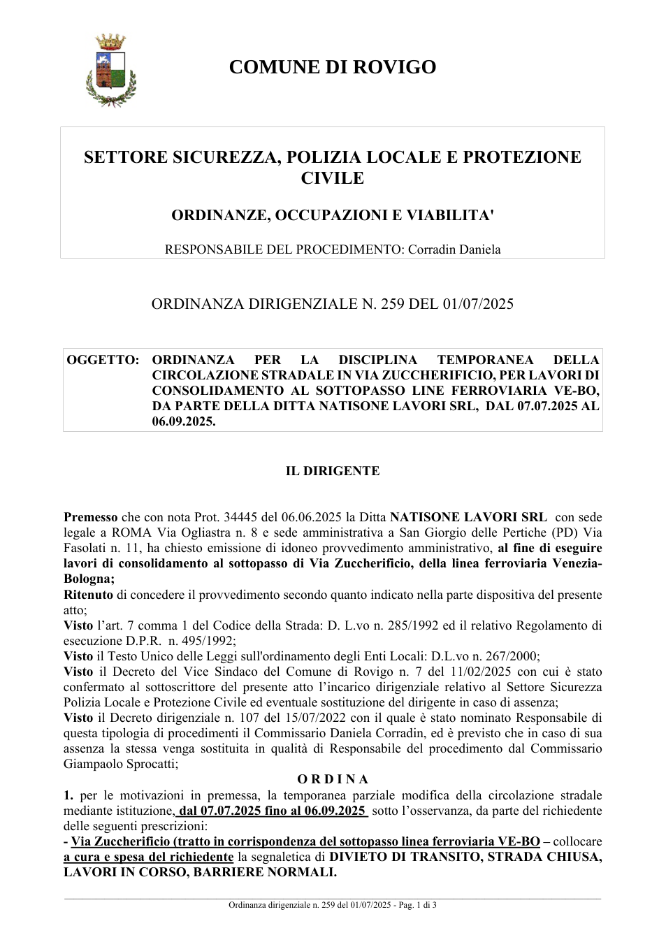 Pagina 1 del documento