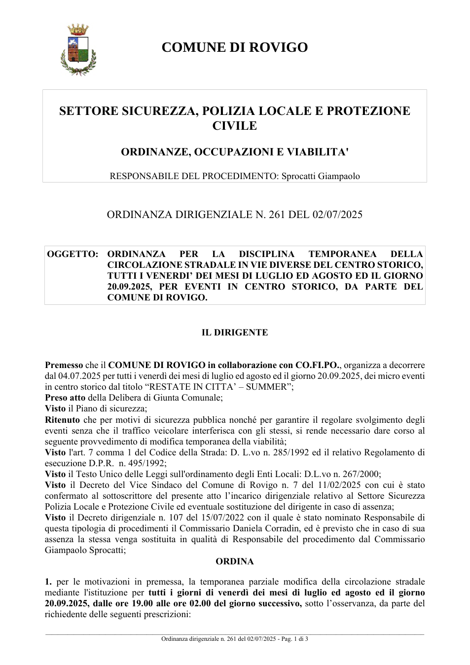 Pagina 1 del documento