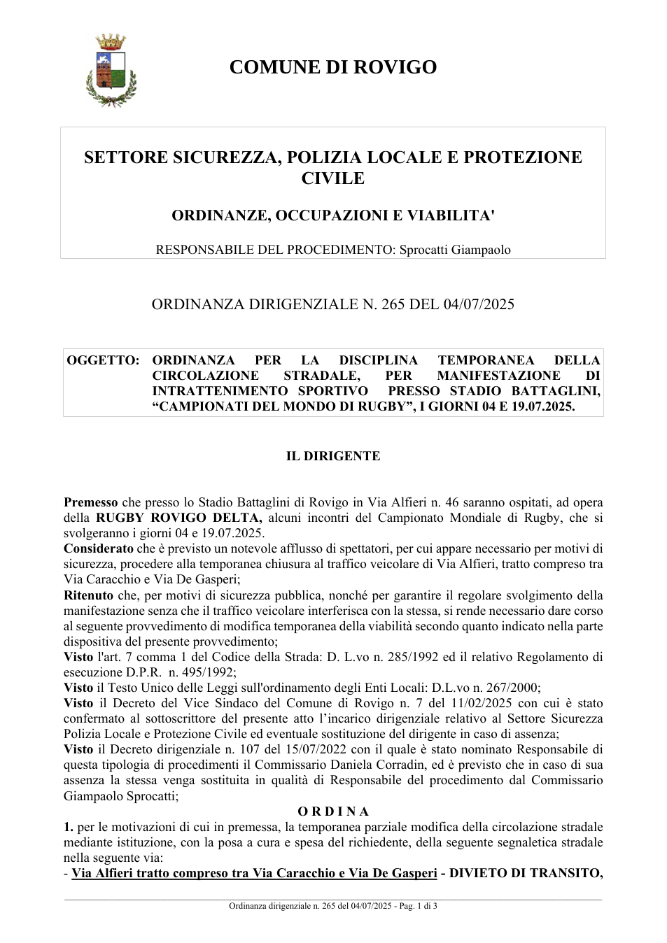 Pagina 1 del documento