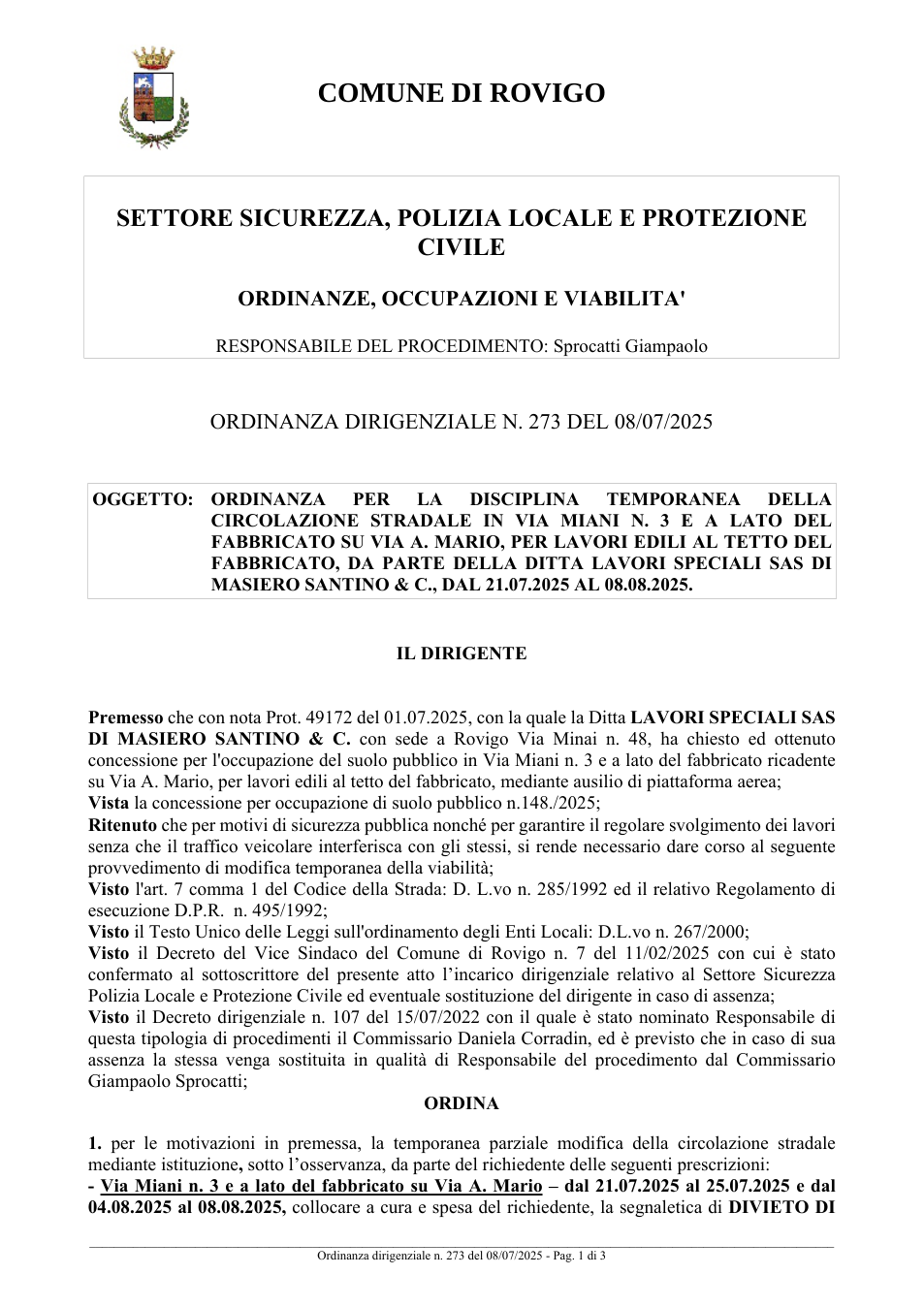 Pagina 1 del documento