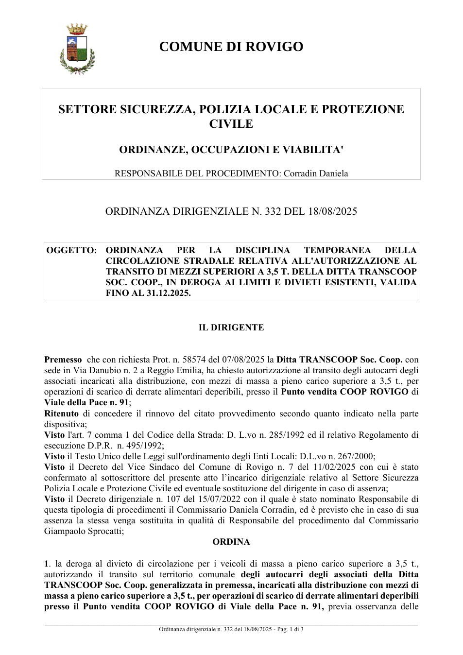 Pagina 1 del documento