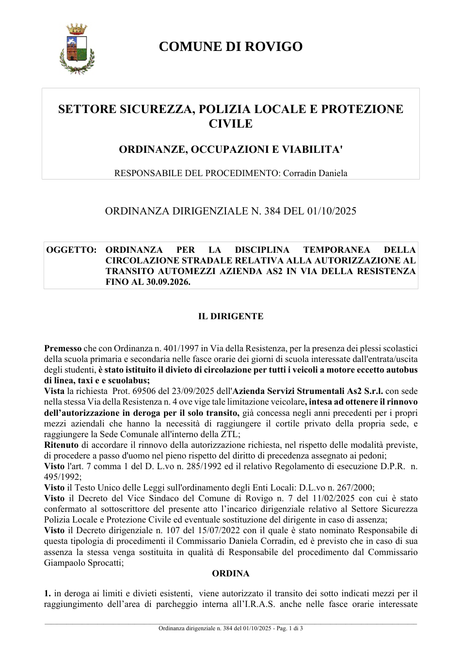 Pagina 1 del documento