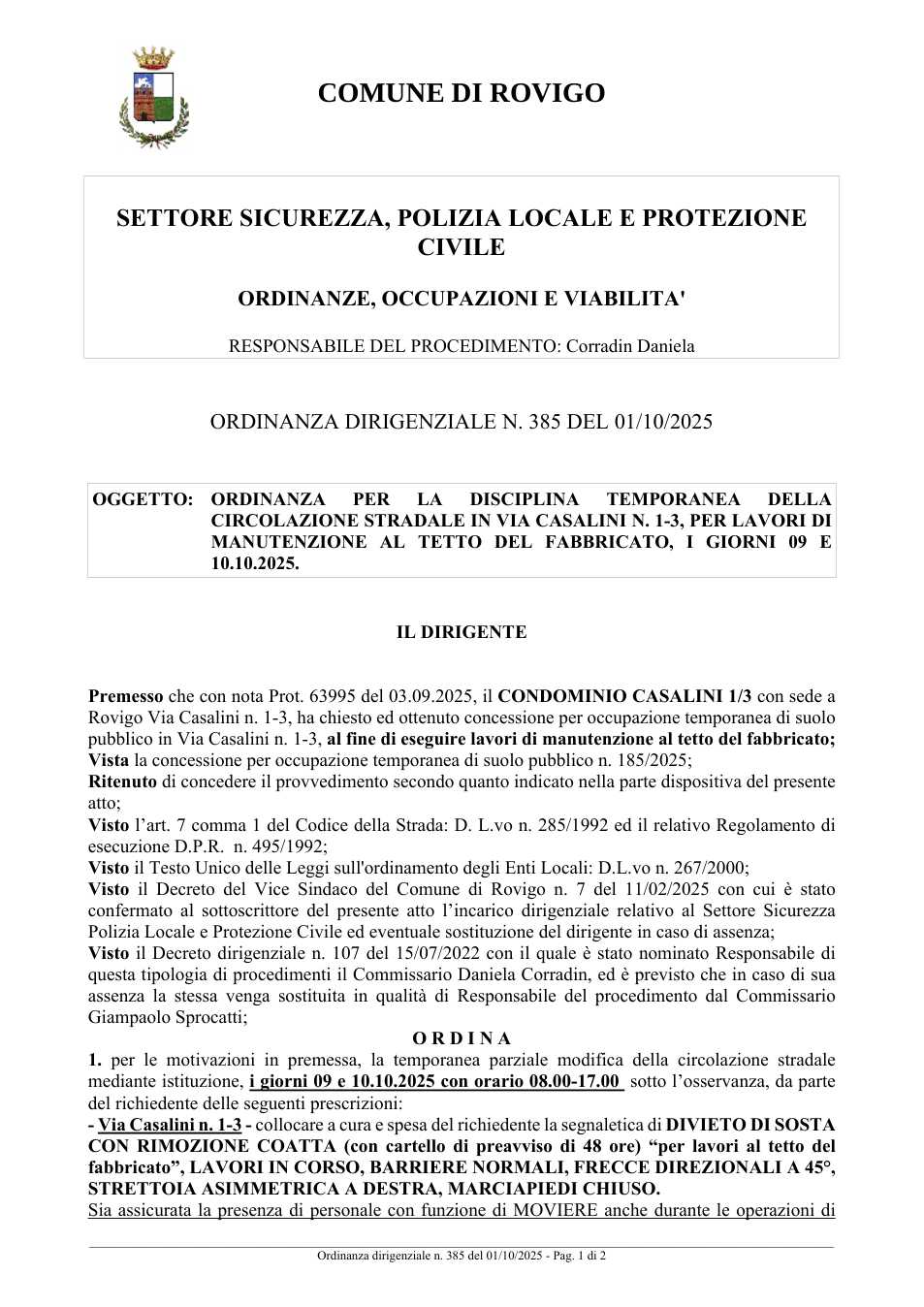 Pagina 1 del documento