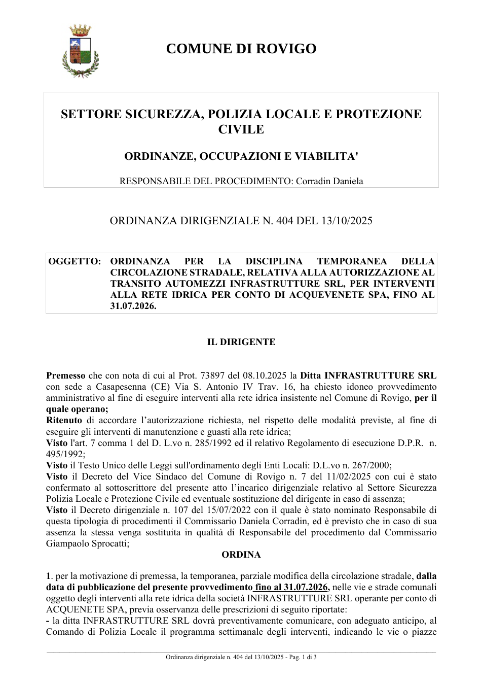 Pagina 1 del documento