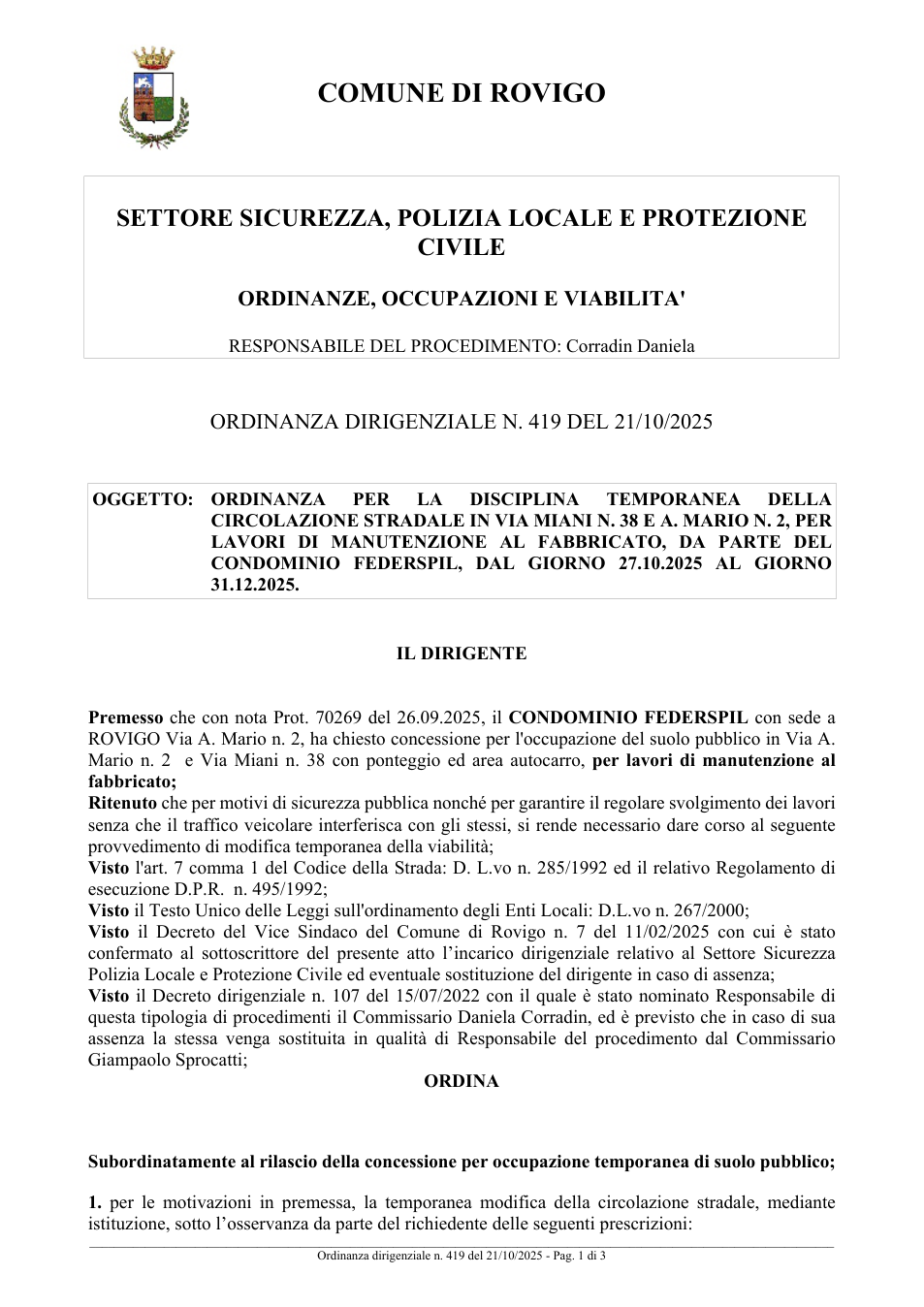 Pagina 1 del documento