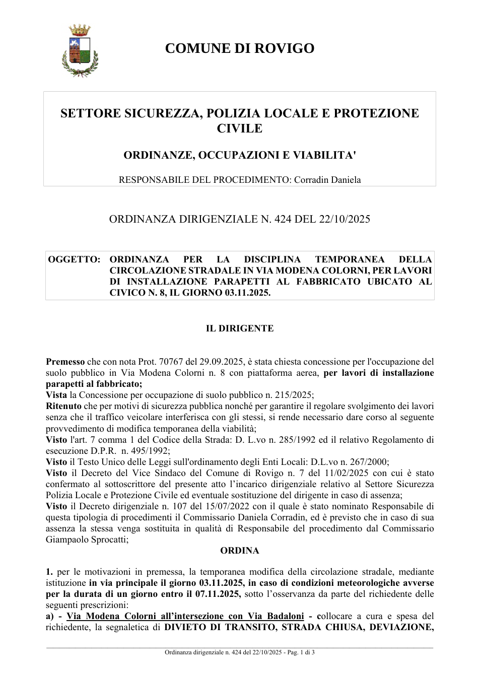 Pagina 1 del documento