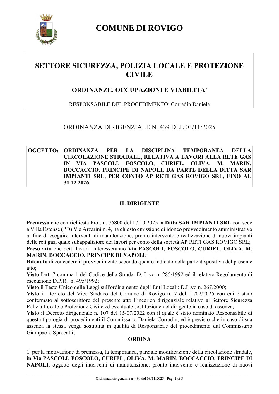 Pagina 1 del documento