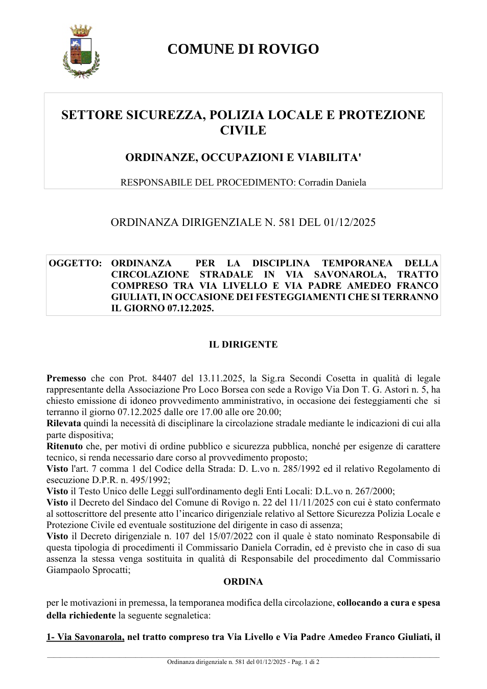 Pagina 1 del documento