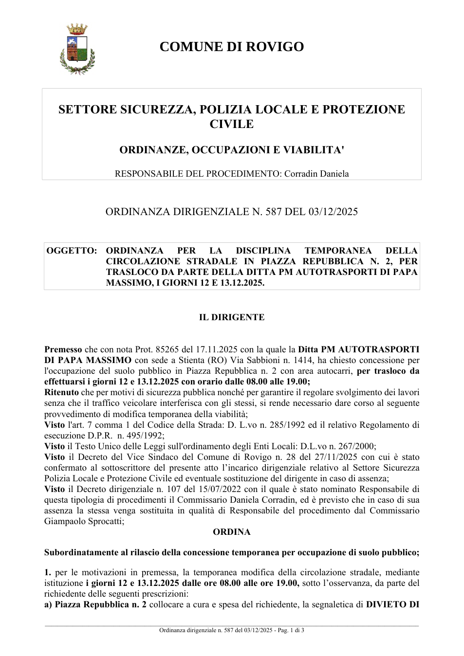 Pagina 1 del documento