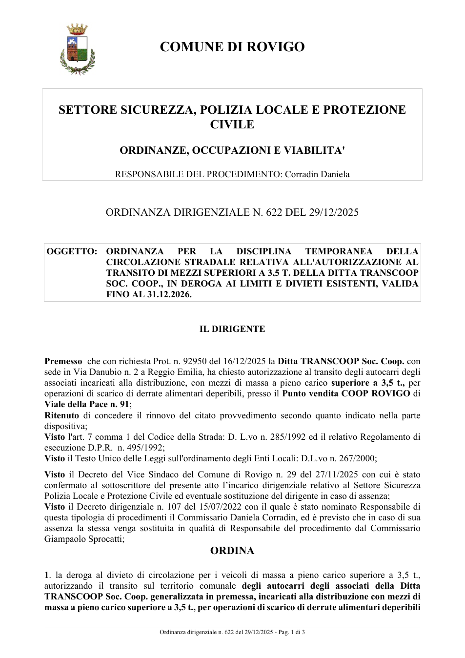 Pagina 1 del documento