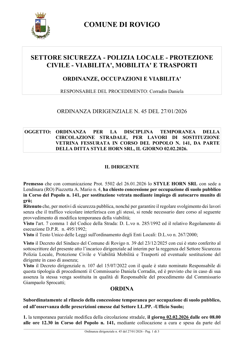 Pagina 1 del documento