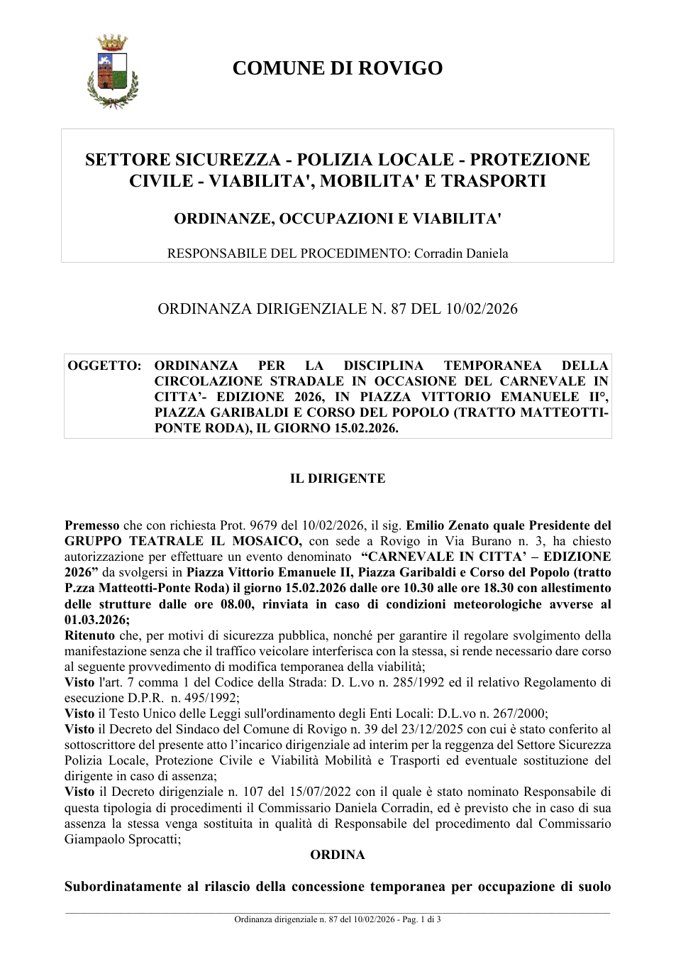 Pagina 1 del documento
