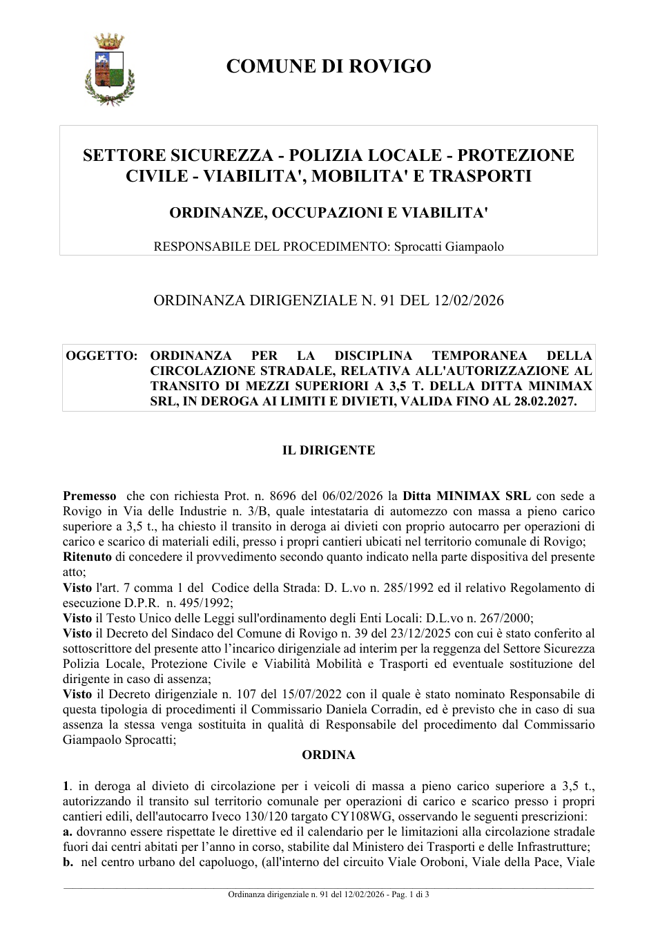 Pagina 1 del documento