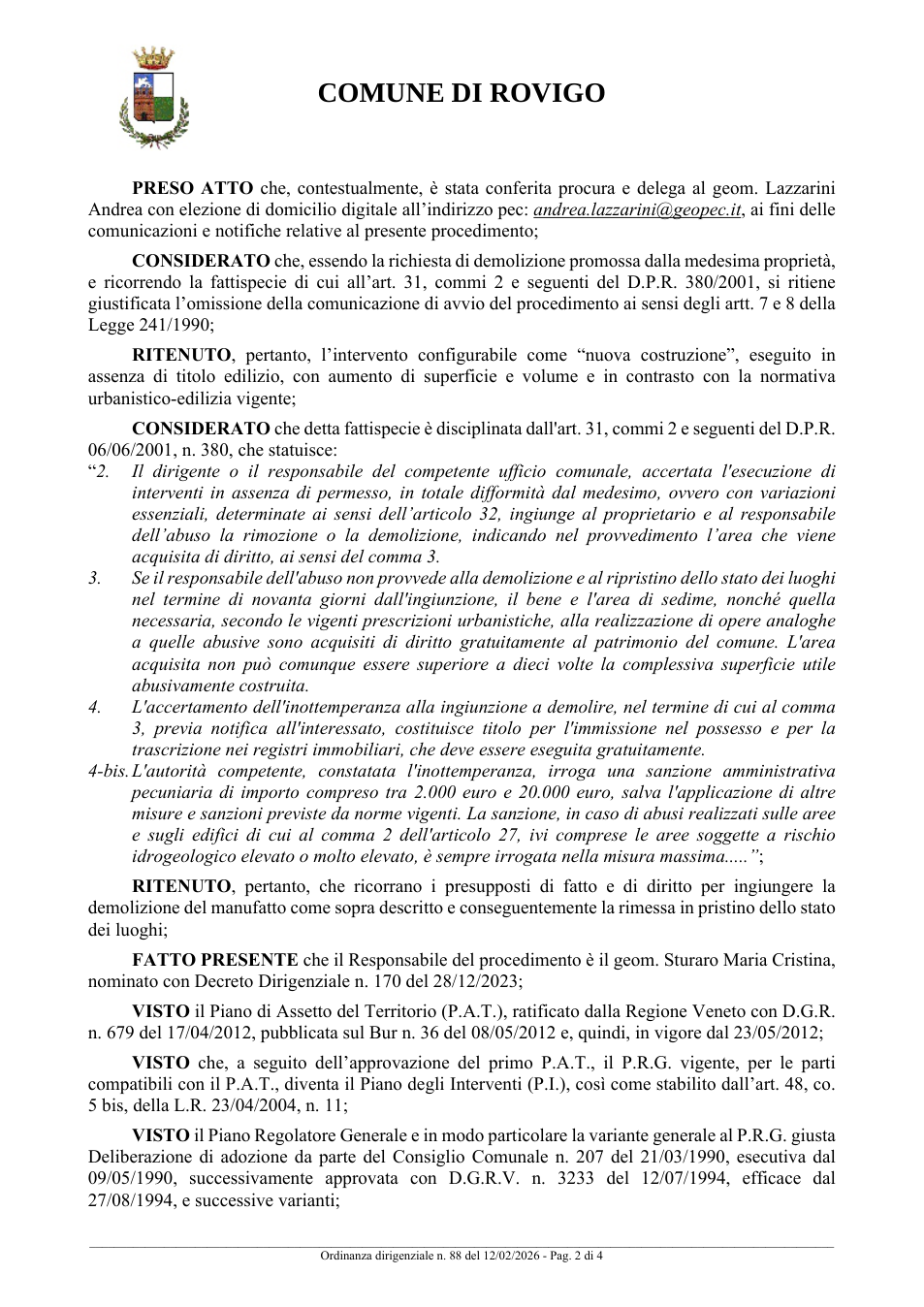 Pagina 2 del documento