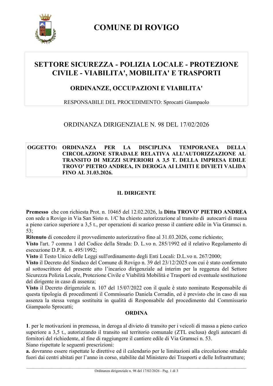 Pagina 1 del documento