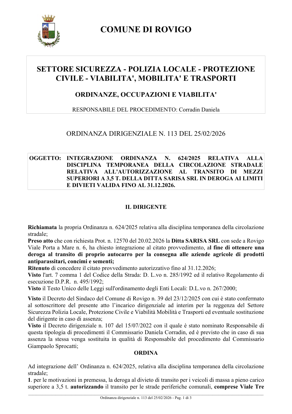 Pagina 1 del documento
