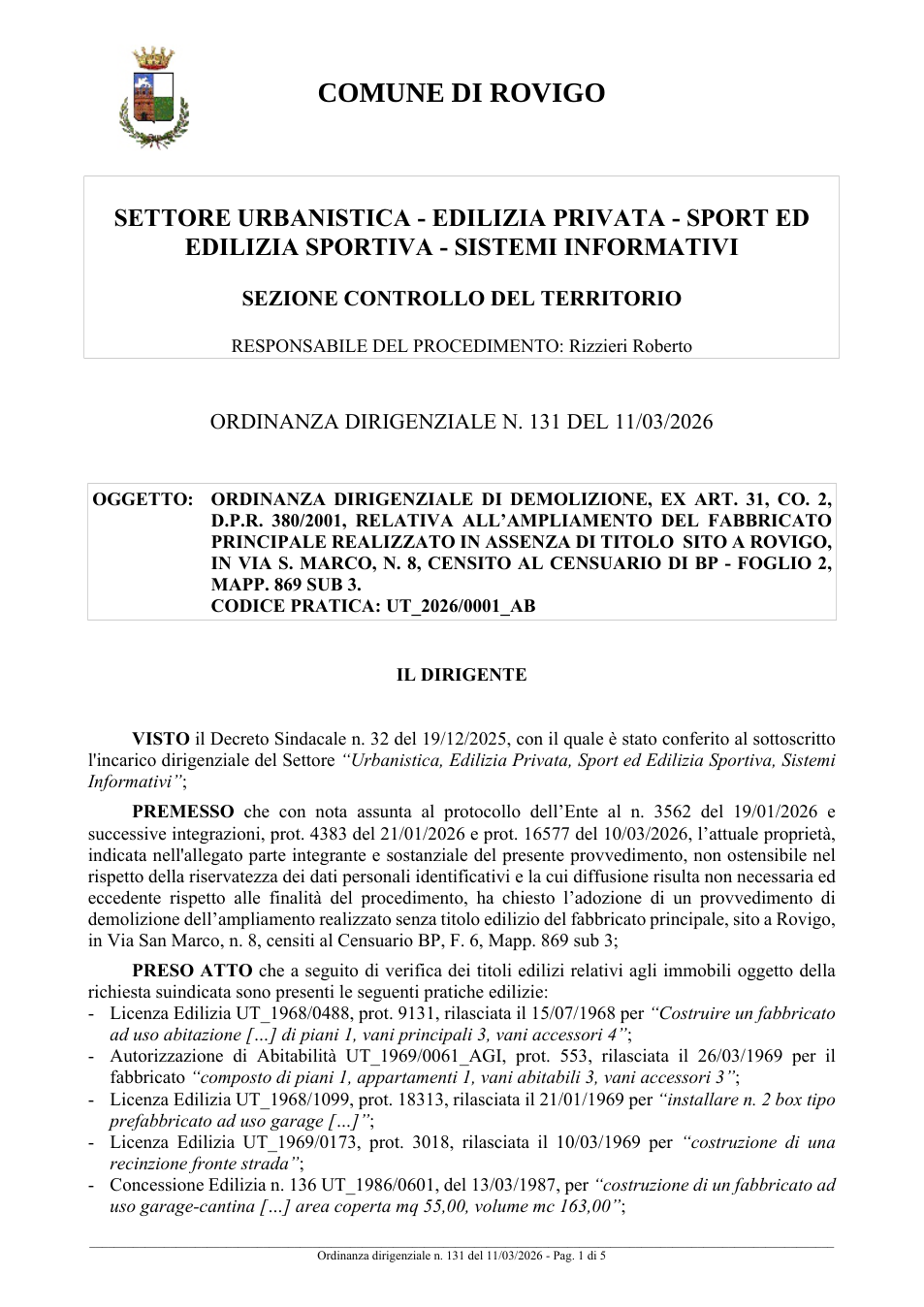 Pagina 1 del documento