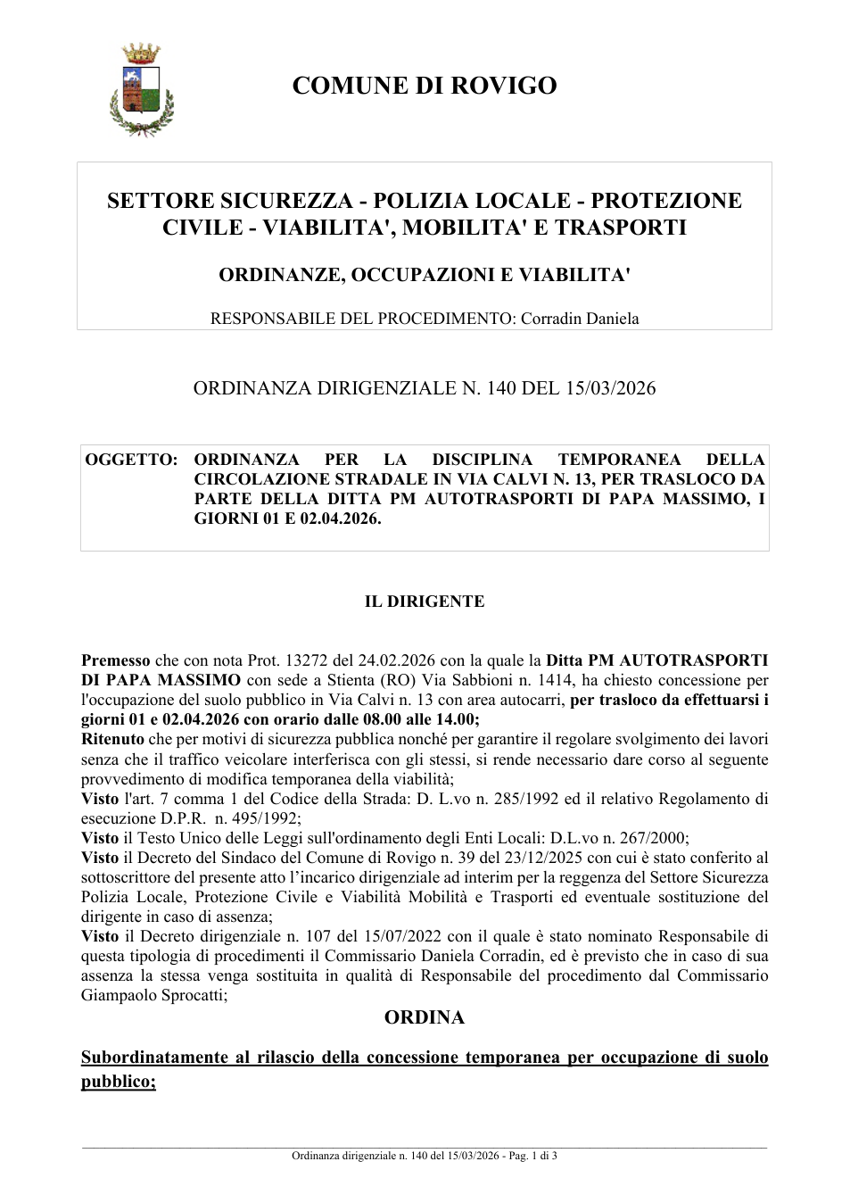 Pagina 1 del documento