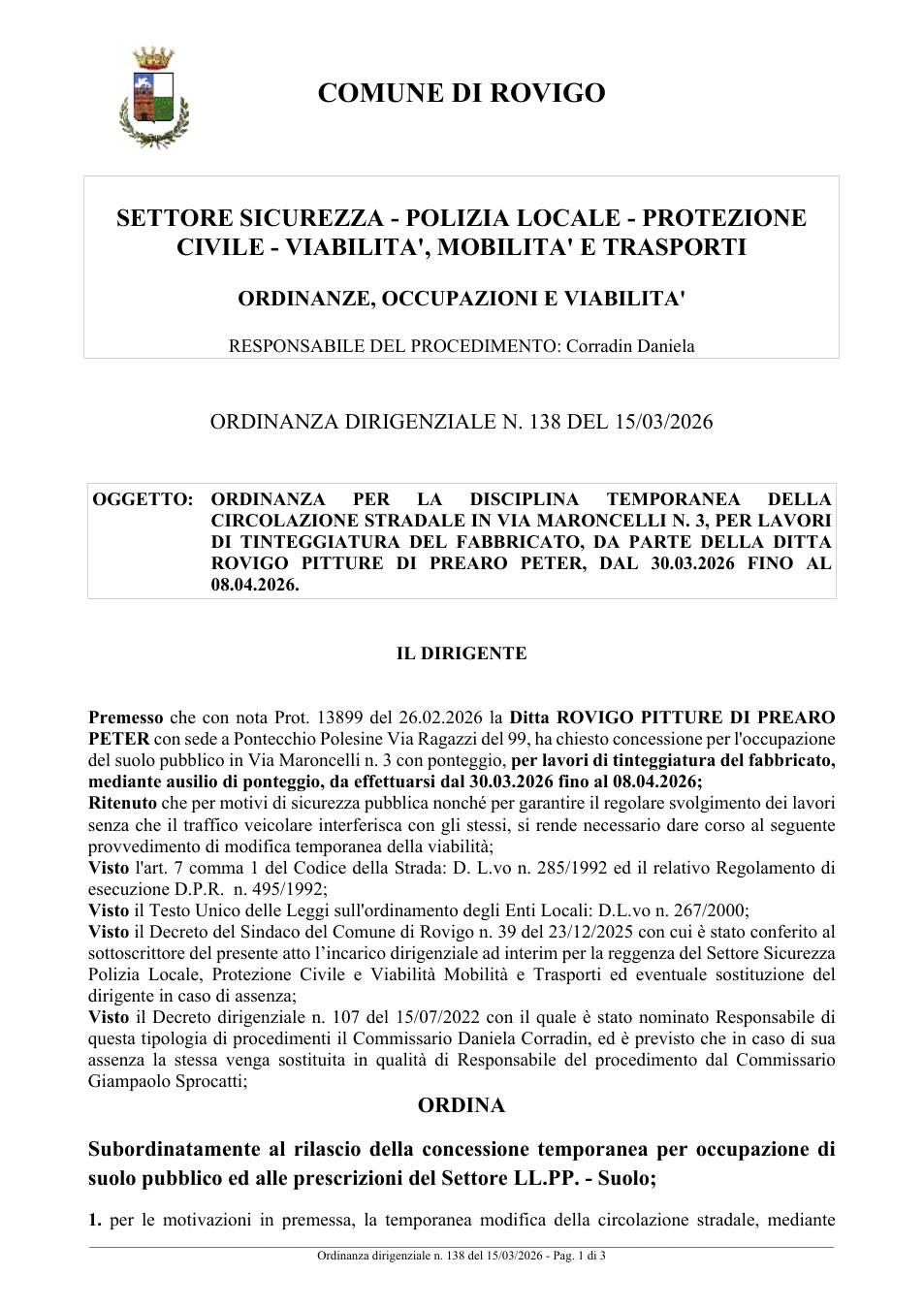 Pagina 1 del documento