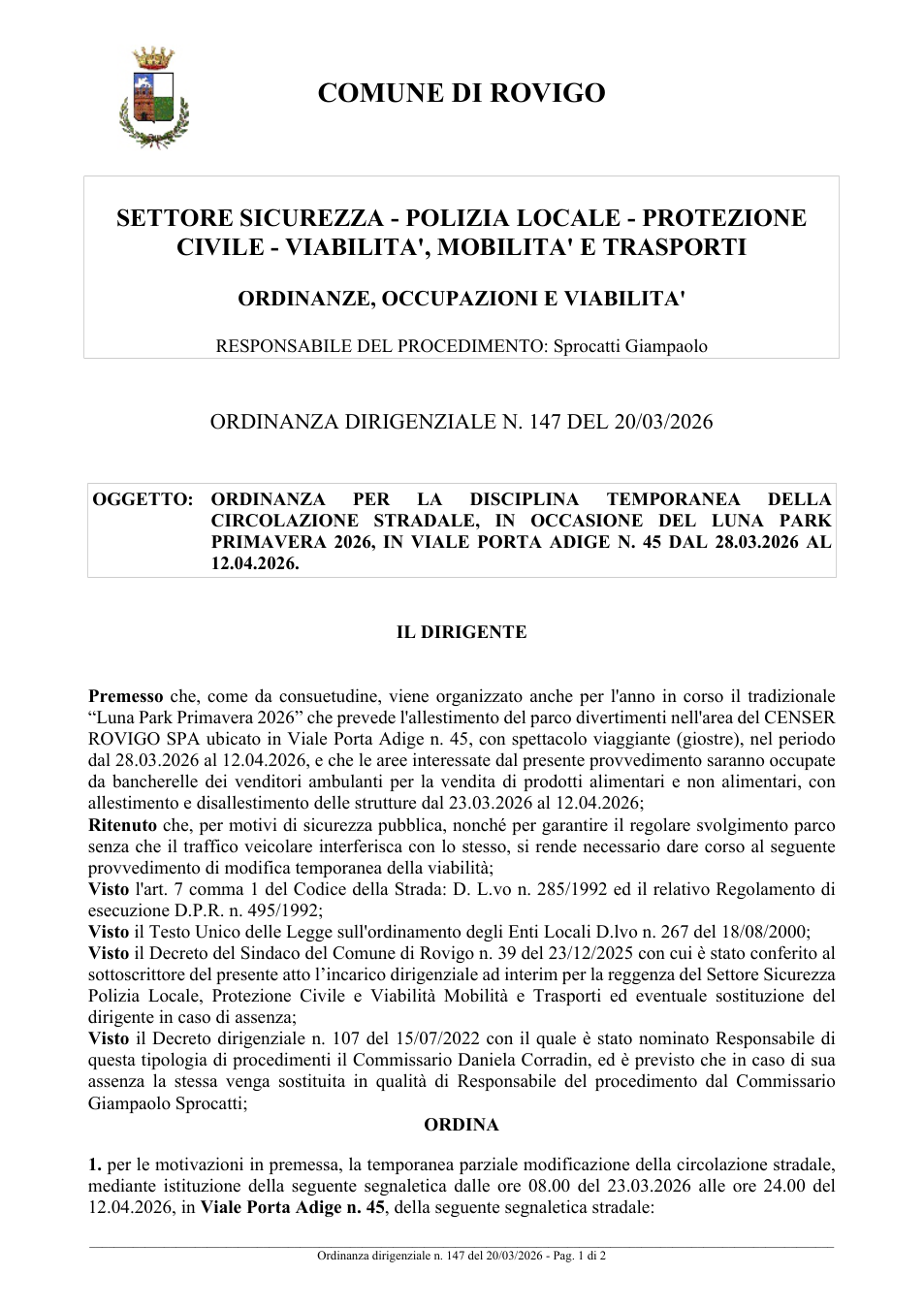 Pagina 1 del documento
