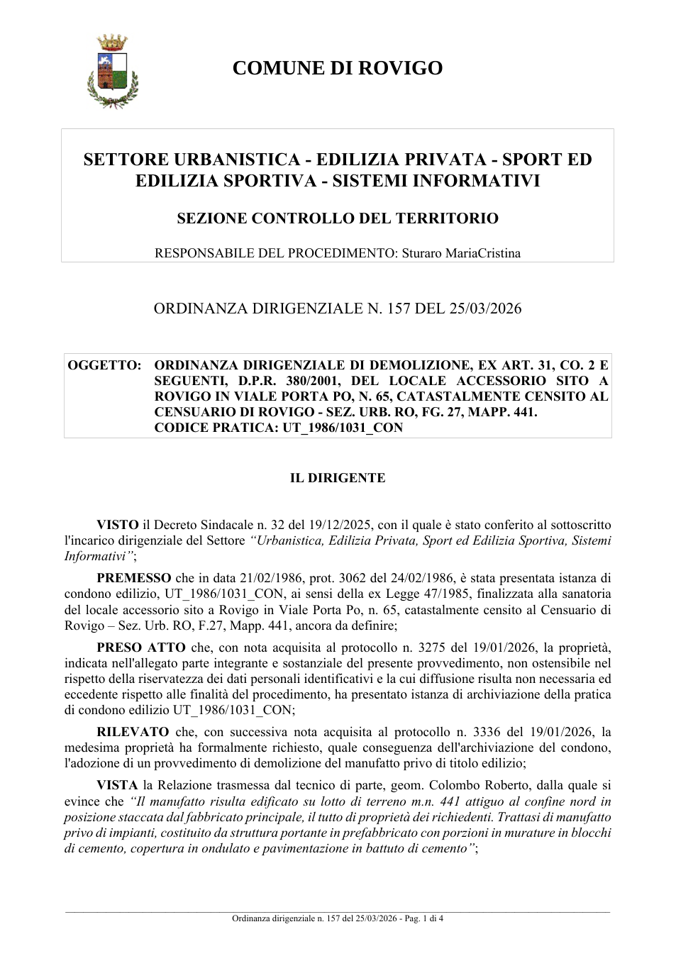 Pagina 1 del documento