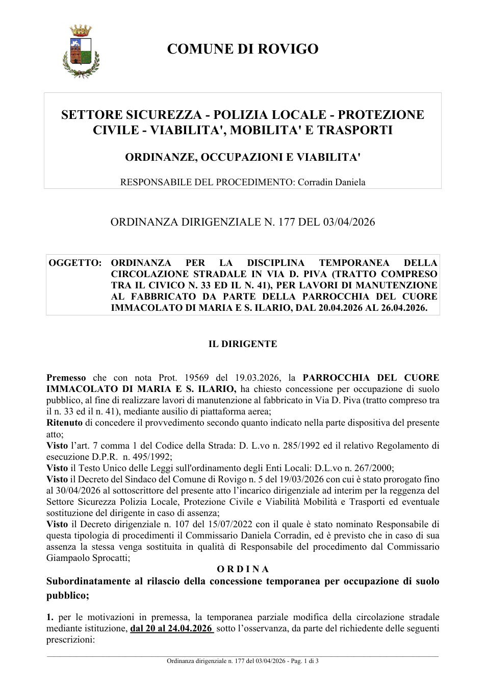 Pagina 1 del documento