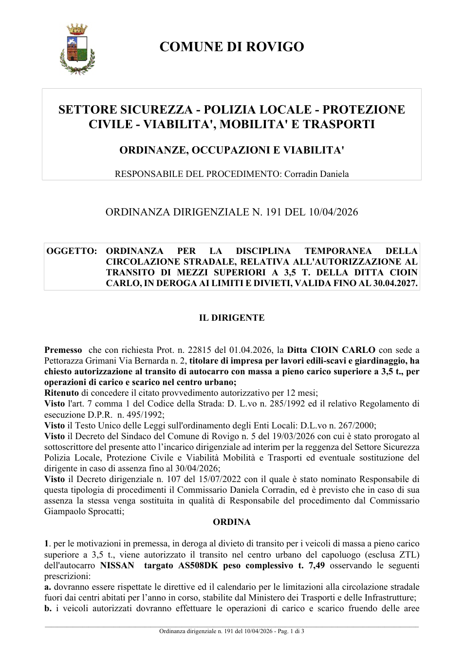 Pagina 1 del documento