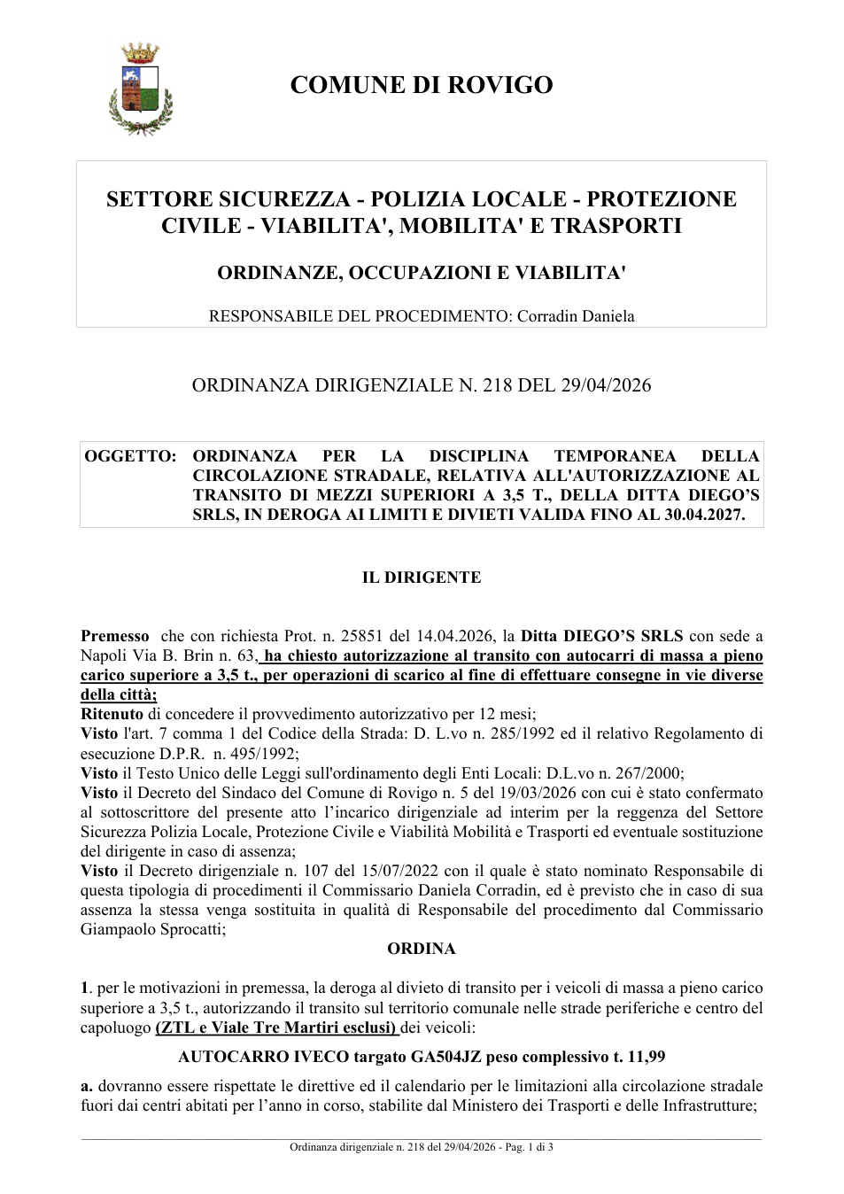 Pagina 1 del documento