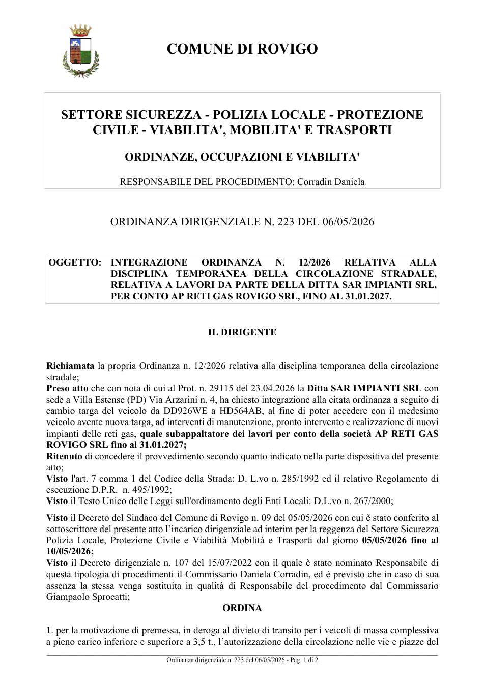 Pagina 1 del documento