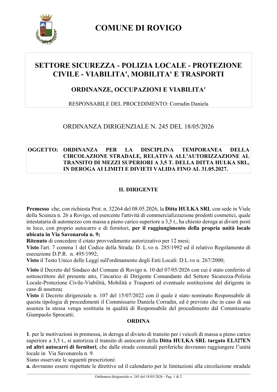 Pagina 1 del documento