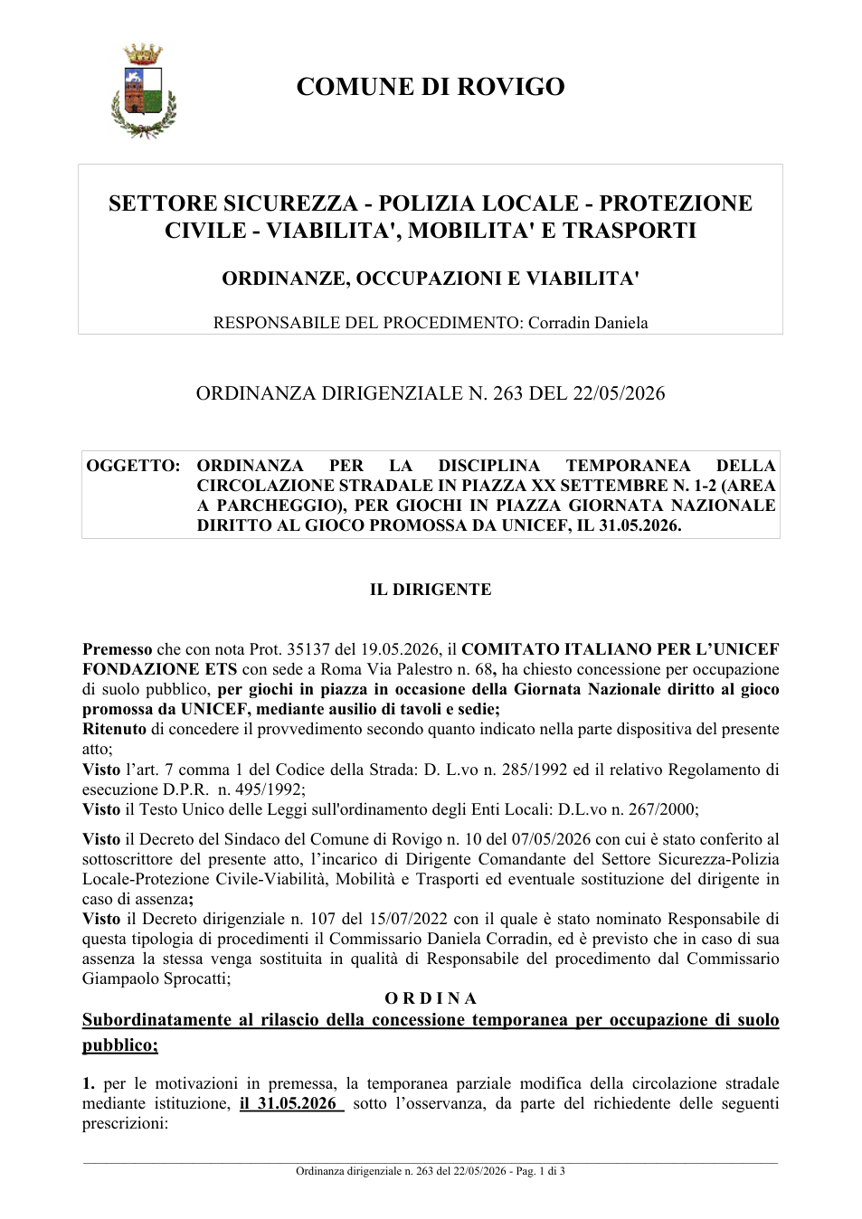 Pagina 1 del documento