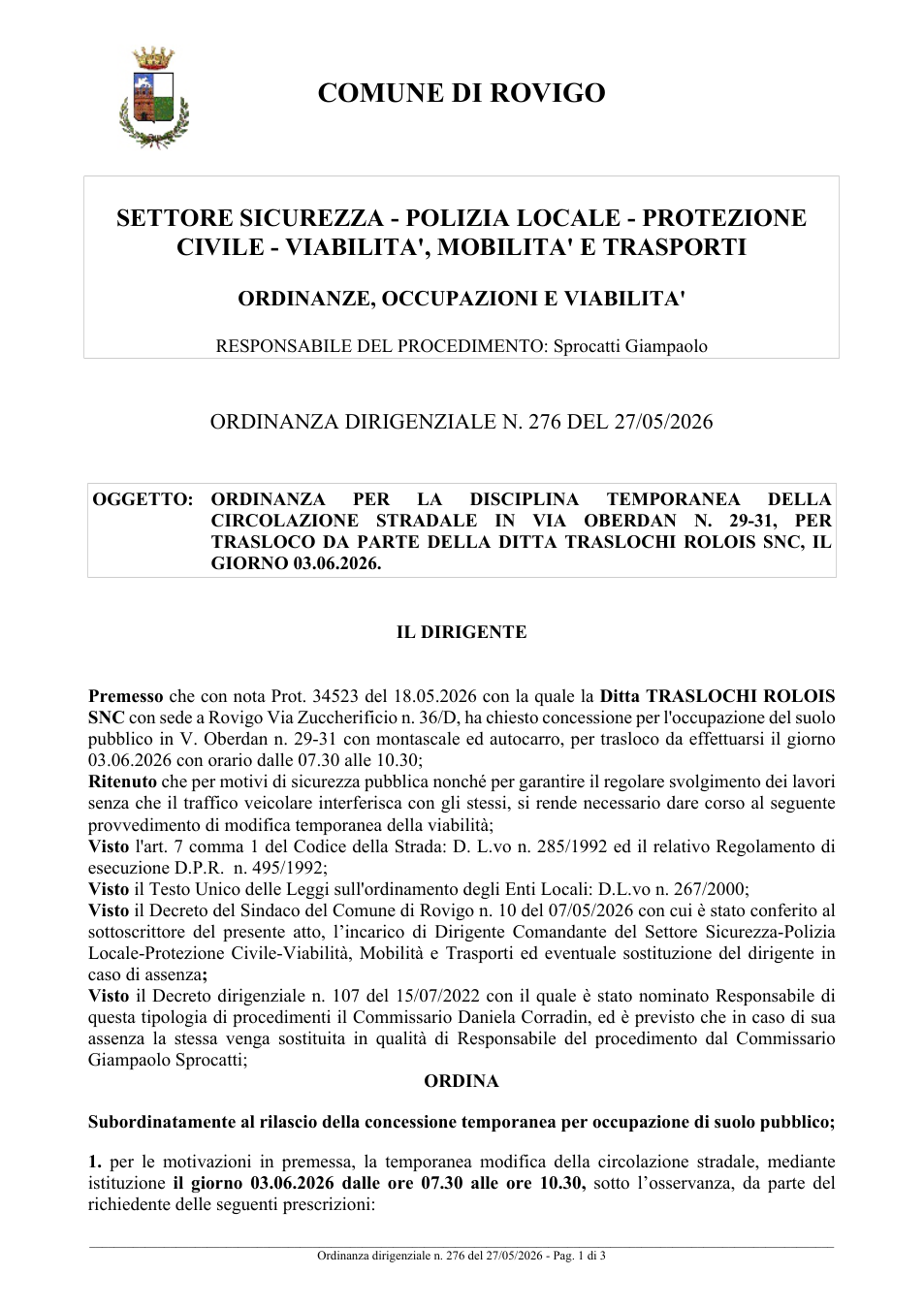 Pagina 1 del documento