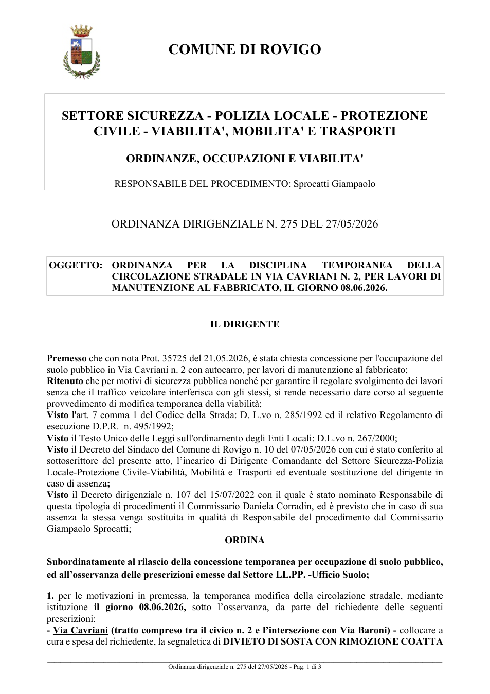 Pagina 1 del documento